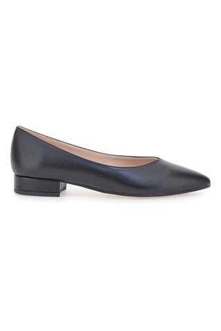 Pittarello Glam schwarze spitze Ballerinas 3890V