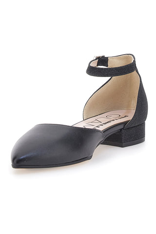Schwarze Riemchenballerinas Pittarello Glam 3885
