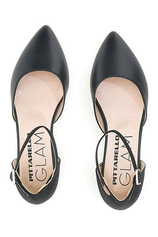 Schwarze Riemchenballerinas Pittarello Glam 3885