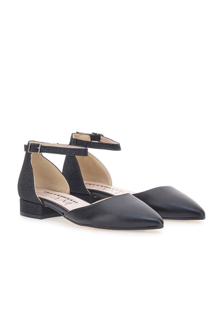 Schwarze Riemchenballerinas Pittarello Glam 3885