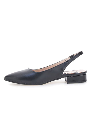 Ballerine Nere a Punta Pittarello Glam 3883