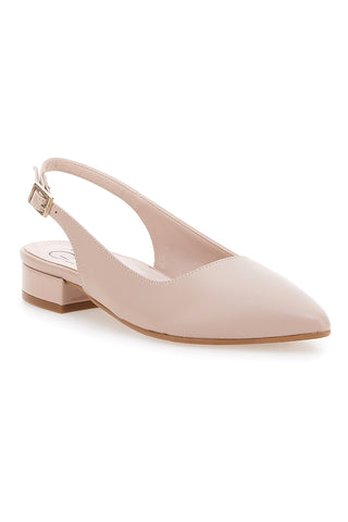 Pittarello Glam Pointed Nude Ballerinas 3883