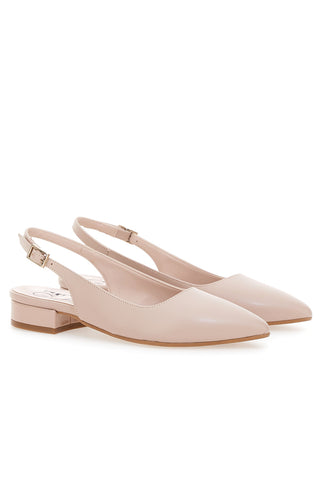 Pittarello Glam Pointed Nude Ballerinas 3883
