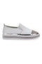 Sneakers Slip-On Bianche con Strass Cafè Cost 23015