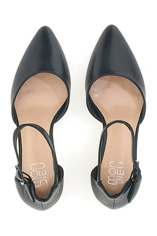 Schwarze Sandale mit Absatz und Riemen MON DIEU 8257482838