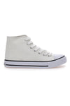 Weiße Canvas-Sneaker W Max 5014