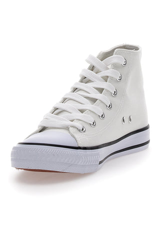 Weiße Canvas-Sneaker W Max 5014