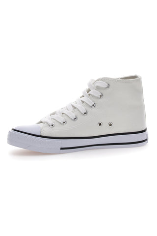 Weiße Canvas-Sneaker W Max 5014