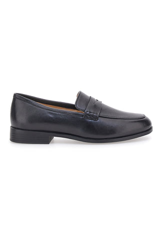 Schwarze Slipper mit Löwenmaul Pittarello Klasse 4853