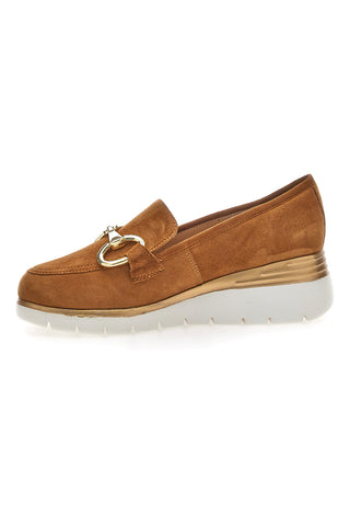 Mokassin aus echtem braunem Wildleder PITTARELLO KLASSE 4930