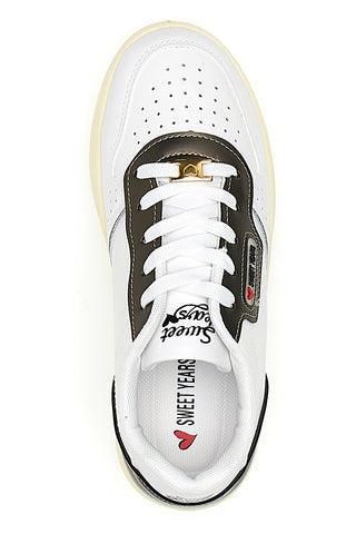 Weiße Damen-Sneaker Sweet Years 8631