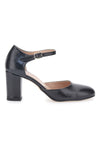 Schwarze Pumps mit Knöchelriemen Pittarello Vogue 234