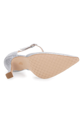 Pittarello Must-Have Silberglitter Dekolleté 4274