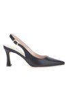 Pittarello Glam Schwarze Slingback-Pumps 3359