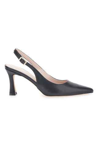 Pittarello Glam Schwarze Slingback-Pumps 3359