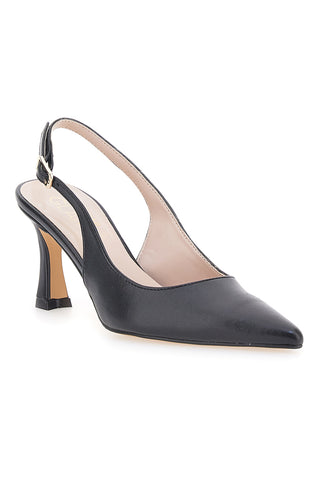 Pittarello Glam Schwarze Slingback-Pumps 3359
