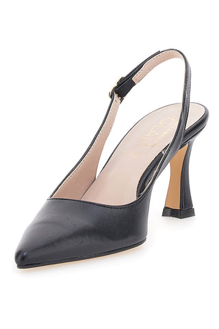 Pittarello Glam Schwarze Slingback-Pumps 3359
