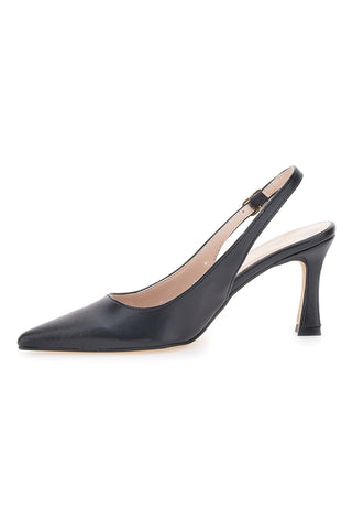 Pittarello Glam Schwarze Slingback-Pumps 3359