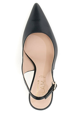 Pittarello Glam Schwarze Slingback-Pumps 3359