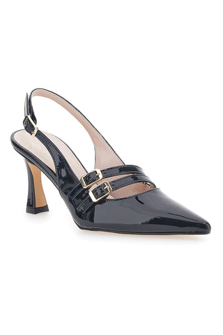 Mary Jane Dekolleté in schwarzer Farbe Pittarello Glam 3591