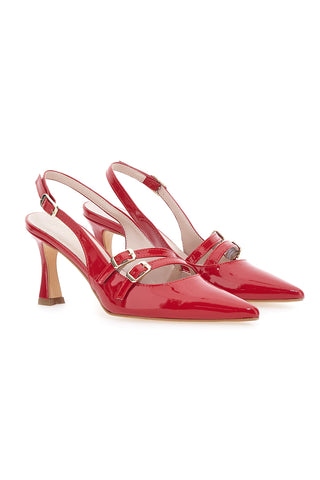 Feuerrote Mary-Jane-Pumps Pittarello Glam 3591