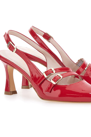 Feuerrote Mary-Jane-Pumps Pittarello Glam 3591