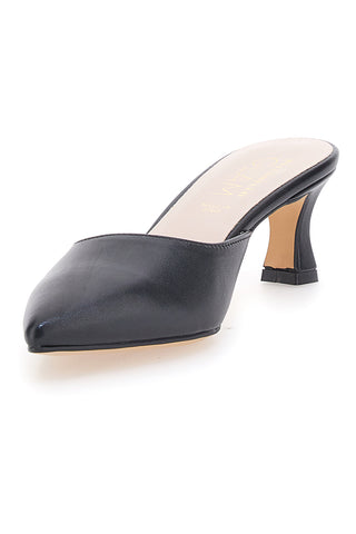 Schwarze Pantoletten mit Pittarello-Glam-Absatz 3620