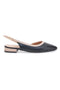 Schwarze Slingback-Ballerinas Pittarello Couture 6011