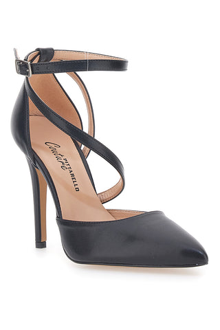 Schwarze spitze Pumps Pittarello Couture 34124