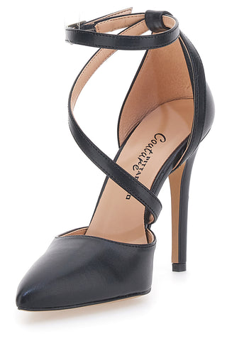 Schwarze spitze Pumps Pittarello Couture 34124