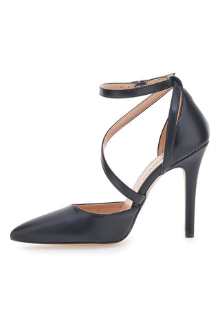 Schwarze spitze Pumps Pittarello Couture 34124