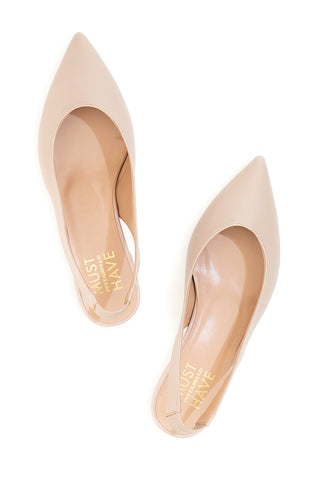 Hautfarbene Slingback-Ballerinas Pittarello Must Have 345404