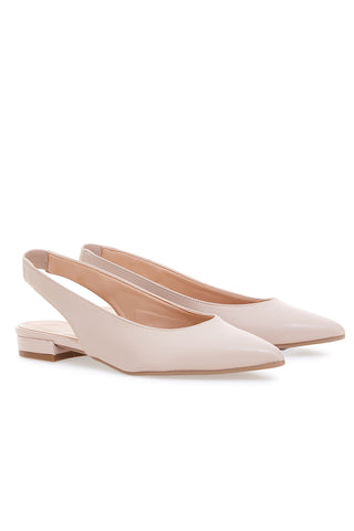 Hautfarbene Slingback-Ballerinas Pittarello Must Have 345404
