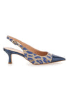 Pittarello Must Have Navy Slingback-Pumpe 383810