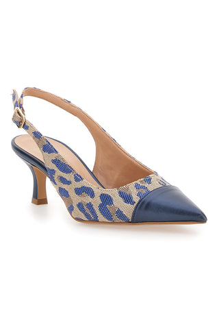 Pittarello Must Have Navy Slingback-Pumpe 383810