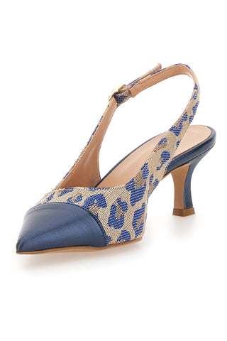 Pittarello Must Have Navy Slingback-Pumpe 383810