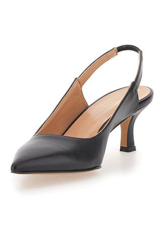 Pittarello Must Have schwarze Slingback-Pumps 383801