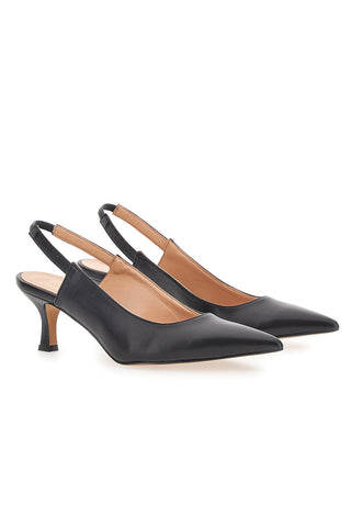 Pittarello Must Have schwarze Slingback-Pumps 383801