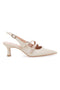 Beigefarbener Slingback-Dekolleté Pittarello Must Have 177554