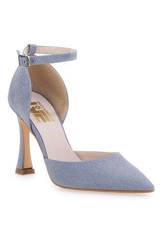 Dekolleté mit Cyanurino Denim und Glitter Pittarello Love 3409