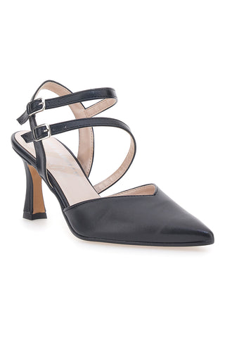 Schwarze Pumps mit Riemen Pittarello Glam 251