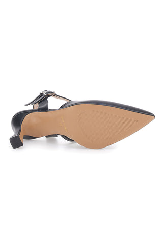 Schwarze Pumps mit Riemen Pittarello Glam 251