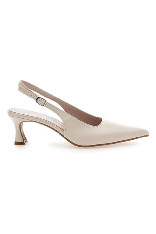 Slingback-Dekolleté-Creme Pittarello Glam 503