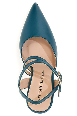 Pittarello Couture 155 Spitzes Petrol-Dekolleté