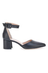 Schwarze Pumps mit Riemen Pittarello Couture 8017