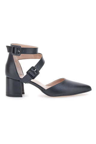 Schwarze spitze Pumps Pittarello Couture 8012