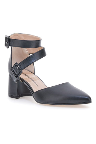 Schwarze spitze Pumps Pittarello Couture 8012