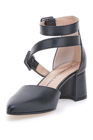 Schwarze spitze Pumps Pittarello Couture 8012