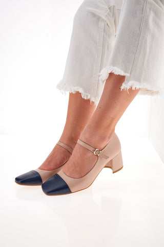 Mary Jane Pumps Nude Pittarello Couture 509C