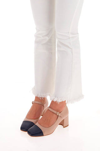 Mary Jane Pumps Nude Pittarello Couture 509C